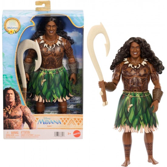 Disney Moana Maui lelle ar zivju āķi un piederumiem, JLP17