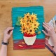 Creative set Modelling clay - 3D painting Sunflowers(30*40 cm)