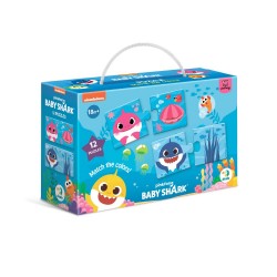 Baby toys Duo Puzzle Baby Shark Match the colours!, 200586
