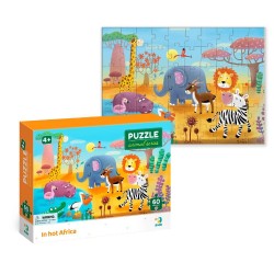 Attīstošā puzle Puzle Karstajā Āfrikā 60 gab., 300376