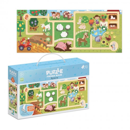 Baby toys Puzzle labyrinth "My farm trip", 300586 Baby toys Puzzle labyrinth "My farm trip", 300586