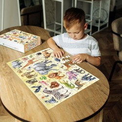Attīstošā puzle bērniem DoDo Safari dzīvnieki" 200 gab., 300638