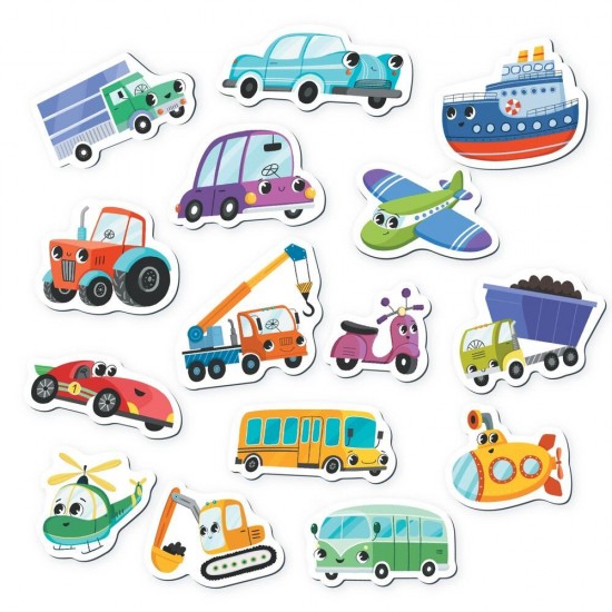 Educational magnetic puzzles Transport 1, 200260 Educational magnetic puzzles Transport 1, 200260