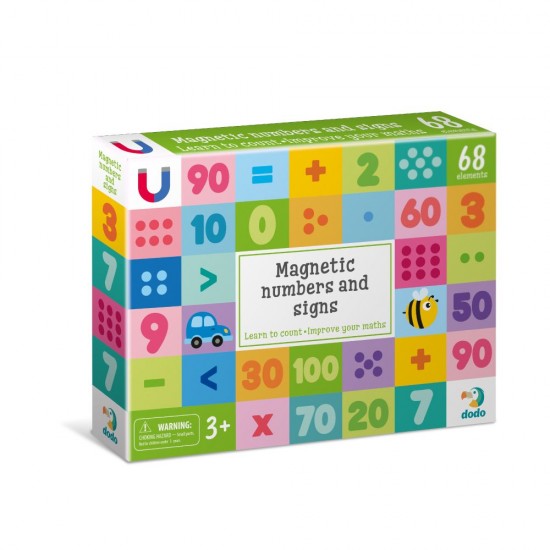 Educational magnetic puzzles Magnetic Big set Numbers and Signs, 200274 Educational magnetic puzzles Magnetic Big set Numbers and Signs, 200274