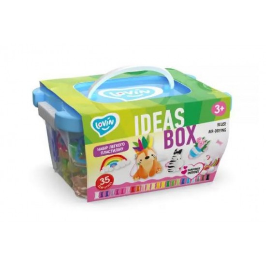 Radošais komplekts Lovin’do Modelēšanas mīkla (lēkājošais plastilīns) Ideas box, ETC70108 Radošais komplekts Lovin’do Modelēšanas mīkla (lēkājošais plastilīns) Ideas box, ETC70108