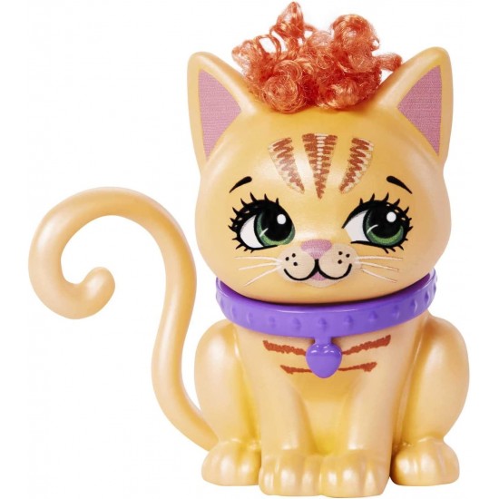 ENCHANTIMALS Tarla orange cat and doll Kudler, HHB91