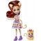 ENCHANTIMALS Tarla orange cat and doll Kudler, HHB91