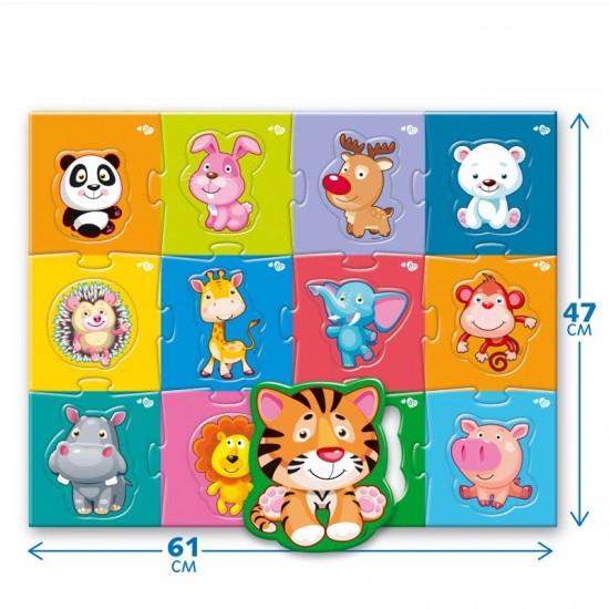 MAXI puzzle - Zoo (61 x 47cm) F-02508