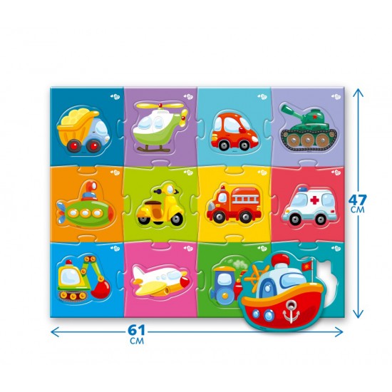 MAXI puzzle - Vehicle (61 x 47cm) F-02510