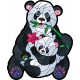 Wooden puzzle. PANDA. 52 pcs