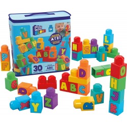 MEGA BLOKS FIRST BUILDERS Alphabet Block Bag, HRR60