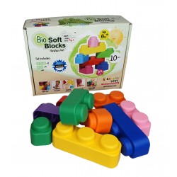 Antibakteriālie mīkstie rotaļu kluči bērniem,GT3108, 10gb.