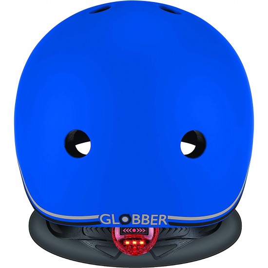 GLOBBER helmet Go Up Lights, XS/S ( 48-53CM ), navy blue, 505-100