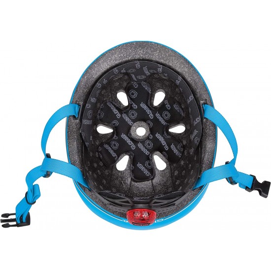 GLOBBER helmet Go Up Lights, XS/S ( 48-53CM ), sky blue, 505-101