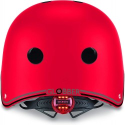 GLOBBER helmet Go Up Lights, XS/S ( 48-53CM ), red, 505-102