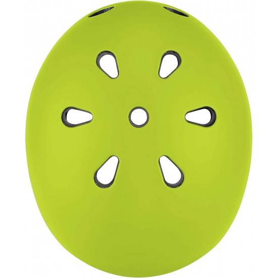 GLOBBER helmet Go Up Lights, XS/S ( 48-53CM ), lime, 505-106