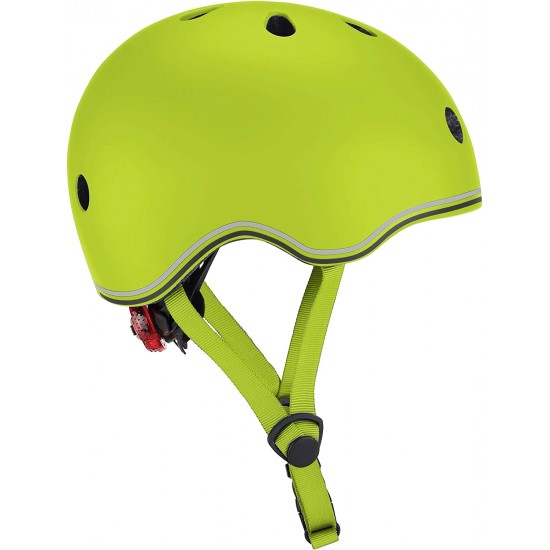 GLOBBER helmet Go Up Lights, XS/S ( 48-53CM ), lime, 505-106