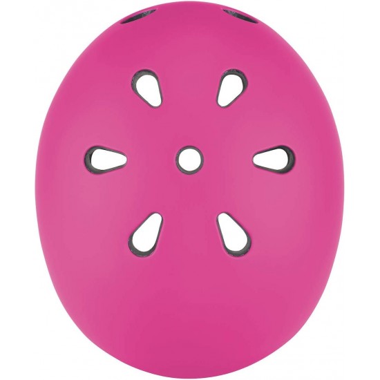 GLOBBER helmet Go Up Lights, XS/S ( 48-53CM ), deep pink, 505-110