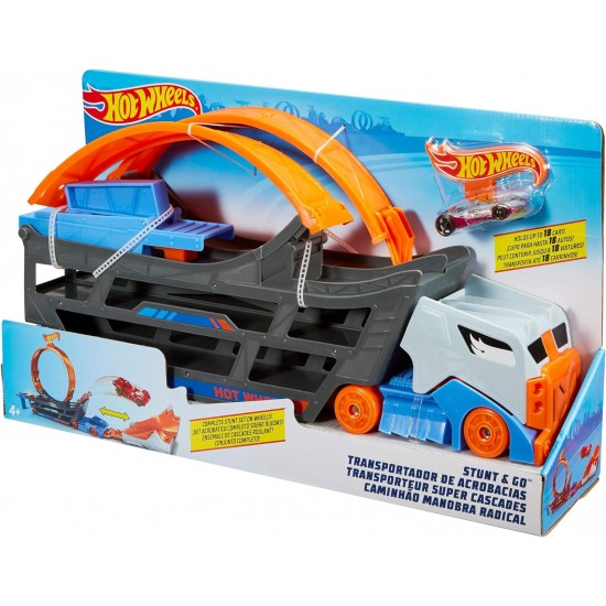 HOT WHEELS Stunt & go transportieris, GCK38