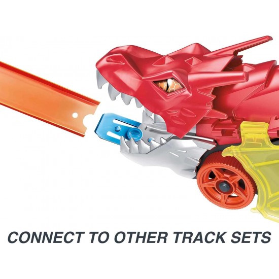 Hot Wheels spēļu komplekts treileris Pūķis, GTK42