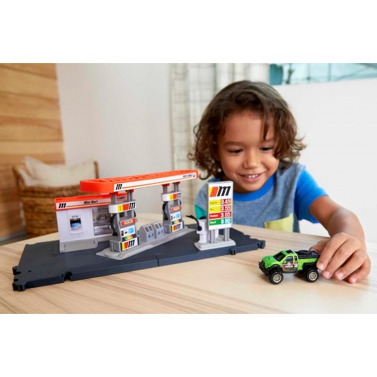Matchbox ACTION DRIVERS™ MATCHBOX FUEL STATION™ Playset, GVY82 Matchbox ACTION DRIVERS™ MATCHBOX FUEL STATION™ Playset, GVY82