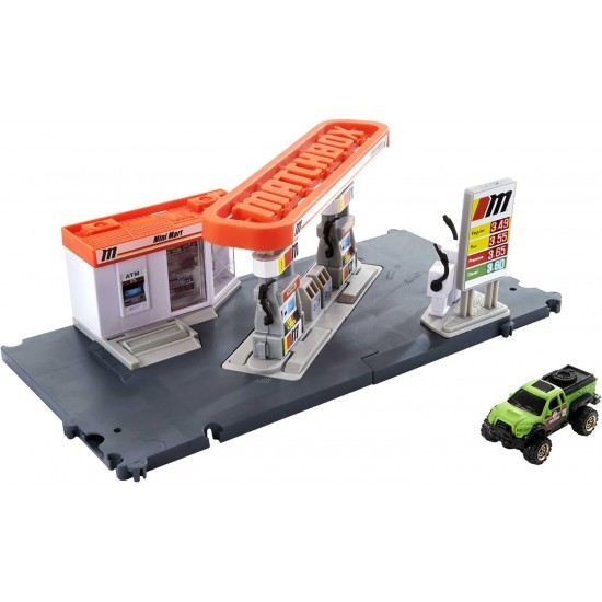 Matchbox ACTION DRIVERS™ MATCHBOX FUEL STATION™ Playset, GVY82 Matchbox ACTION DRIVERS™ MATCHBOX FUEL STATION™ Playset, GVY82