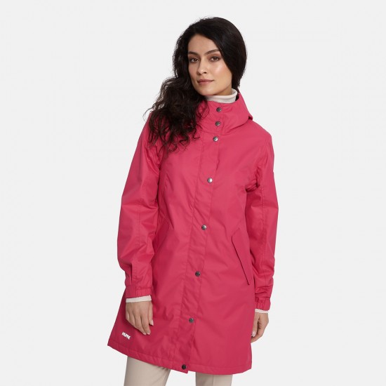 HUPPA vienkrāsaina pavasara sieviešu vējjaka -parka Janelle 1, fuksija ,(40g)  (XS-3XL)