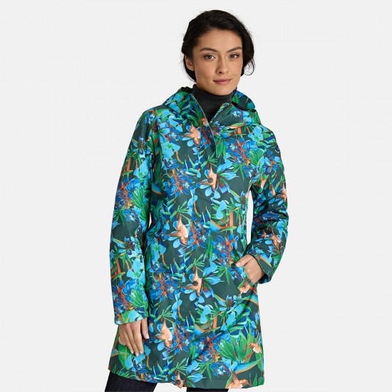 HUPPA vienkrāsaina pavasara sieviešu vējjaka -parka Janelle 1, tumši zila ,(40g)  (XS-3XL)