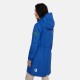 HUPPA plain spring women's windbreaker - parka Janelle 1, blue, (40g) (XS-3XL)