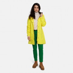 HUPPA plain spring women's windbreaker - parka Janelle 1, yellow, (40g) (XS-3XL)