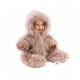 Crying Llorens Doll 45 cm - Newborns with baby sounds – Crying Leo with stuffed romper, LL74506