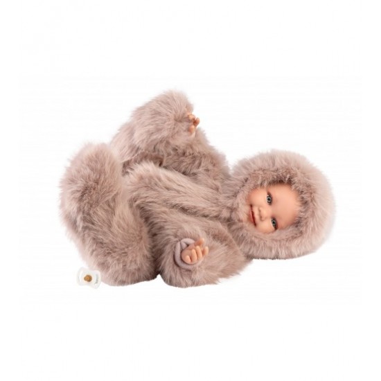 Crying Llorens Doll 45 cm - Newborns with baby sounds – Crying Leo with stuffed romper, LL74506