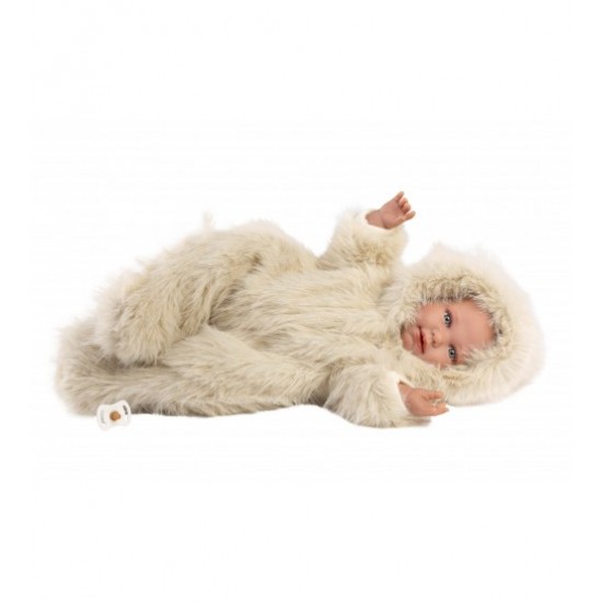 Lelle zīdainis Alicia 45 cm (raud, runā, ar mānekli, mīksts ķermenis) Spānija LL74507 Lelle zīdainis Alicia 45 cm (raud, runā, ar mānekli, mīksts ķermenis) Spānija LL74507