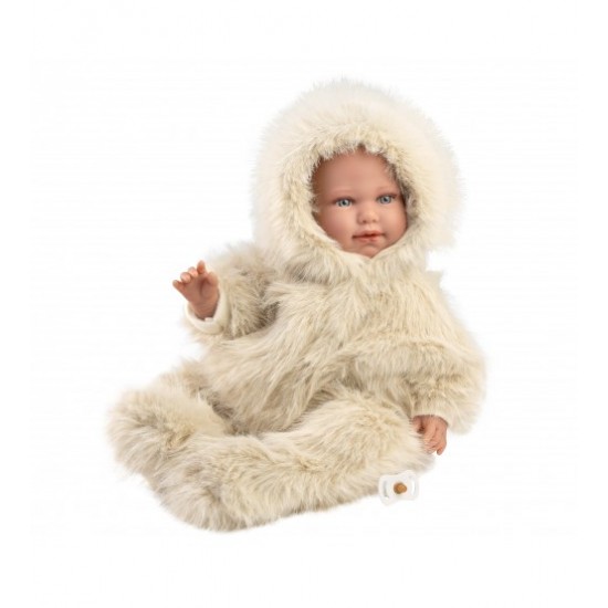 Lelle zīdainis Alicia 45 cm (raud, runā, ar mānekli, mīksts ķermenis) Spānija LL74507 Lelle zīdainis Alicia 45 cm (raud, runā, ar mānekli, mīksts ķermenis) Spānija LL74507