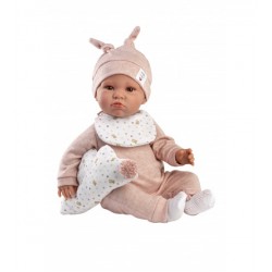  Lelle zīdainis Luna 45 cm (raud, runā, ar mānekli, mīksts ķermenis) Spānija LL74508