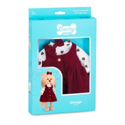 LUCKY DOGGY  apģērbu komplekts : Ķiršu sirsniņa L128