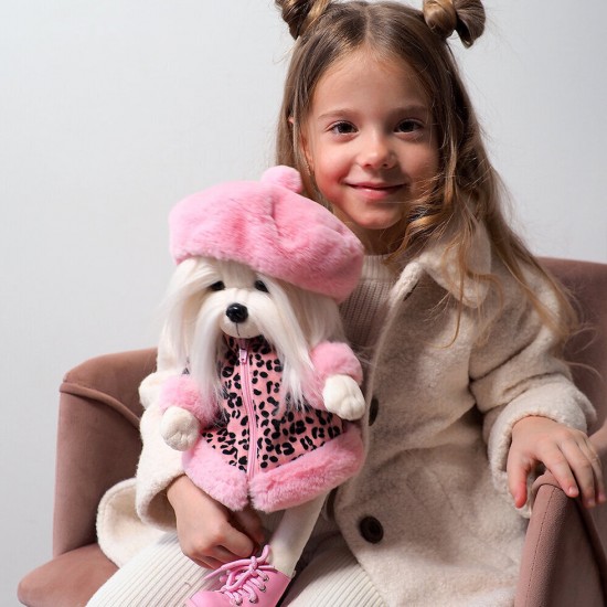 Lucky Doggy sunītis Lucky MiMi Mon Amour mīkstā rotaļlieta 38cm