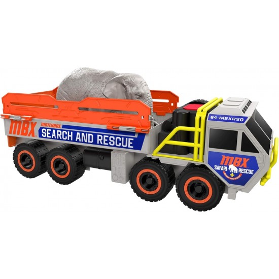 Спасательный грузовик MATCHBOX GMH44 с фигуркой слона0