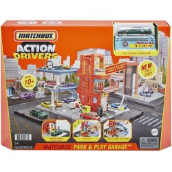 Matchbox Action Drivers Park & Play Garage Playset with Lights & Sounds HBL60