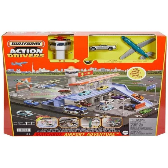 ​Matchbox Action Drivers Matchbox Airport Adventure With Lights & Sounds & MovingParts HCN34