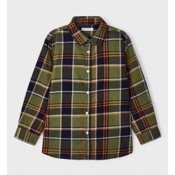 MAYORAL checkered shirt for boys with long sleeves 4109/