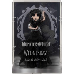 MONSTER HIGH lelle X WEDNESDAY Rave'n Dress Wednesday , HXJ03