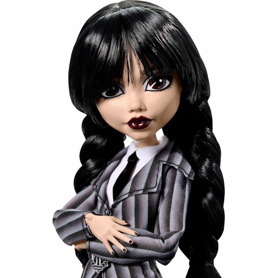 Monster High Wednesday Doll and Accessories, HXJ04