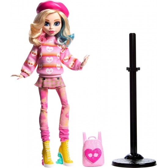 MONSTER HIGH lelle X WEDNESDAY Core - Enid ar aksesuāriem HXJ05