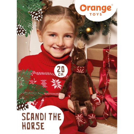 Mīkstā rotaļlieta - zirgs Scandi (20cm) 2026.gada simbols