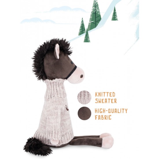 Mīkstā rotaļlieta - zirgs Hugo (25cm) 2026.gada simbols