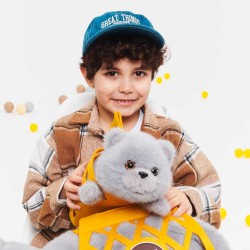  Mīkstā rotaļlieta  Pelēks kaķis Milo  (35cm), B1002/35