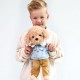 Back to catalogue  Soft toy, Lucky Sammy: Fashionable Boy from the collection Lucky Doggy, 38cm