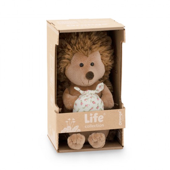 Mīkstā rotaļlieta ezītis Adatiņš ar sainīti, (25cm), OS065/20B