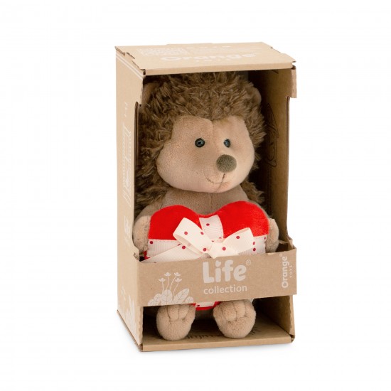 Plush toy, Prickle the Hedgehog with heart (25 cm) OS065/20C Plush toy, Prickle the Hedgehog with heart (25 cm) OS065/20C